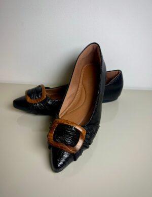 SAPATILHA PRETA VERNIZ