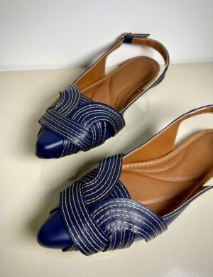 SAPATILHA AZUL ABERTA