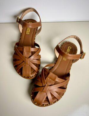 SANDÁLIA BONECA CARAMELO